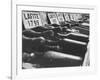 Bottles of Lafite Wines, Now Museum Pieces in French Wine Cellar-Carlo Bavagnoli-Framed Photographic Print