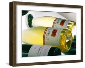 Bottles of Les Foulards Rouges, Lavinia Wine Shop, Paris, France-Per Karlsson-Framed Photographic Print