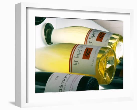 Bottles of Les Foulards Rouges, Lavinia Wine Shop, Paris, France-Per Karlsson-Framed Photographic Print