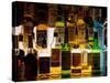 Bottles of Liquor, De Luan's Bar, Ballydowane, County Waterford, Ireland-null-Stretched Canvas