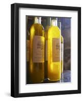 Bottles of Olive Oil, Chateau Vannieres, La Cadiere d'Azur, Bandol, Var, Cote d'Azur, France-Per Karlsson-Framed Premium Photographic Print