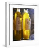 Bottles of Olive Oil, Chateau Vannieres, La Cadiere d'Azur, Bandol, Var, Cote d'Azur, France-Per Karlsson-Framed Photographic Print