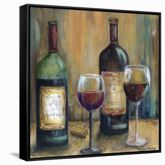 Bottles of Red-Marilyn Dunlap-Framed Stretched Canvas