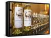 Bottles of White Wine Choteau, Leognan, Gironde, France-Per Karlsson-Framed Stretched Canvas