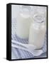 Bottles of Yogurt-Eising Studio - Food Photo and Video-Framed Stretched Canvas