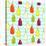 Bottles Pattern-TashaNatasha-Stretched Canvas