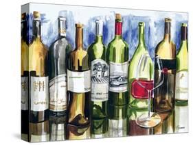Bottles Reflect I-Heather French-Roussia-Stretched Canvas