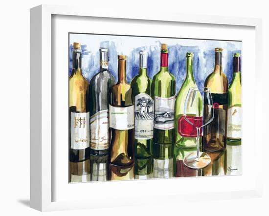 Bottles Reflect I-Heather French-Roussia-Framed Art Print