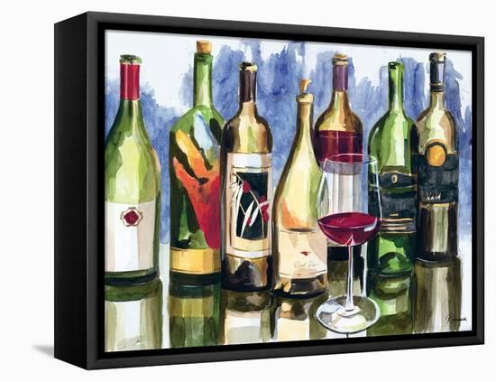 Bottles Reflect II-Heather French-Roussia-Framed Stretched Canvas