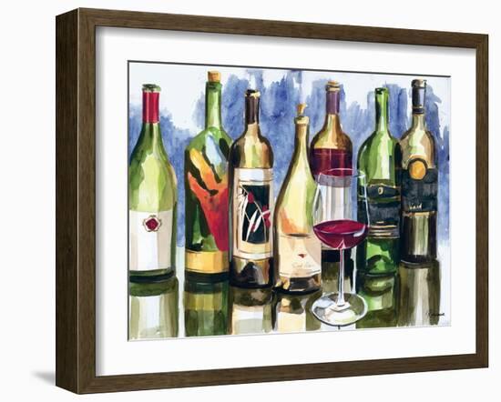 Bottles Reflect II-Heather French-Roussia-Framed Art Print