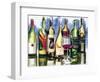 Bottles Reflect II-Heather French-Roussia-Framed Art Print