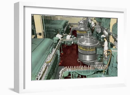 Bottling Plant-null-Framed Art Print