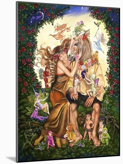 Bottom and Titania-Judy Mastrangelo-Mounted Giclee Print