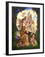 Bottom and Titania-Judy Mastrangelo-Framed Giclee Print