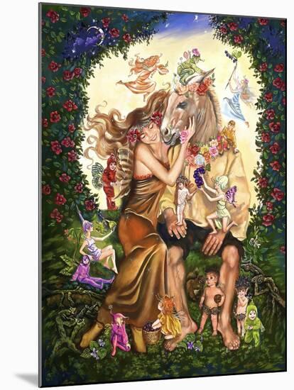 Bottom and Titania-Judy Mastrangelo-Mounted Giclee Print