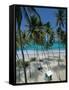 Bottom Bay Beach, East Coast, Barbados, Windward Islands, West Indies, Caribbean, Central America-Sylvain Grandadam-Framed Stretched Canvas