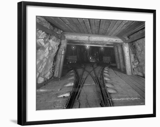 Bottom of Newcastle Slope, 1909-Asahel Curtis-Framed Giclee Print