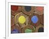 Bottoms of Colored Pencils-null-Framed Photographic Print