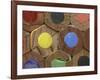 Bottoms of Colored Pencils-null-Framed Photographic Print