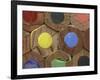 Bottoms of Colored Pencils-null-Framed Photographic Print