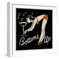 Bottoms Up-null-Framed Art Print