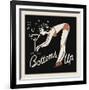 Bottoms Up-Retro Series-Framed Art Print