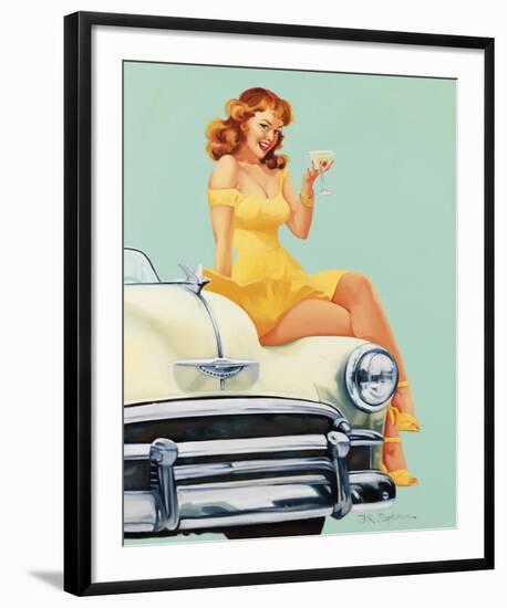 Bottoms Up!-Fiona Stephenson-Framed Giclee Print