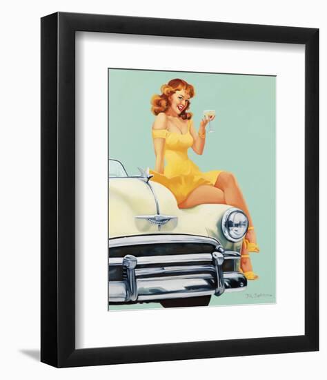 Bottoms Up!-Fiona Stephenson-Framed Art Print