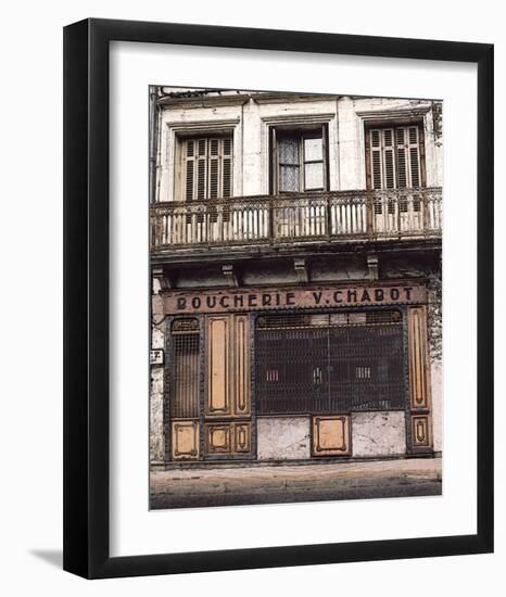 Boucherie v. Chabot on the Street-Richard Sutton-Framed Art Print