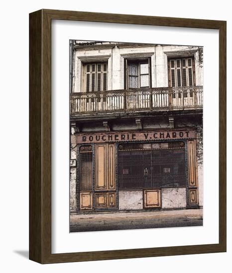 Boucherie v. Chabot on the Street-Richard Sutton-Framed Art Print