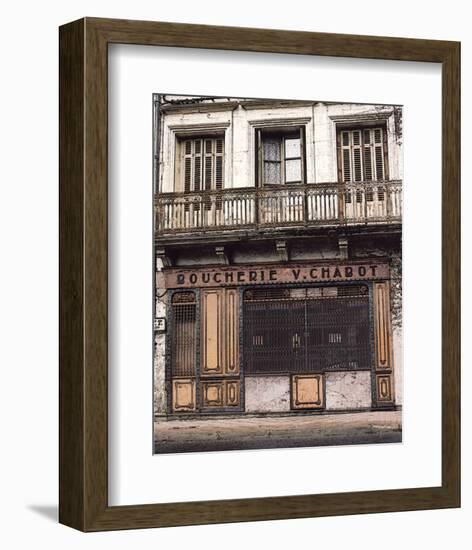 Boucherie v. Chabot on the Street-Richard Sutton-Framed Art Print