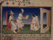 Kublai Khan Giving His Golden Seal to Marco Polo at His New Capital in Cambaluc-Boucicaut Master-Framed Stretched Canvas