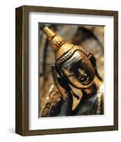 Bouddha Dore-null-Framed Art Print