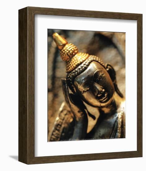 Bouddha Dore-null-Framed Art Print