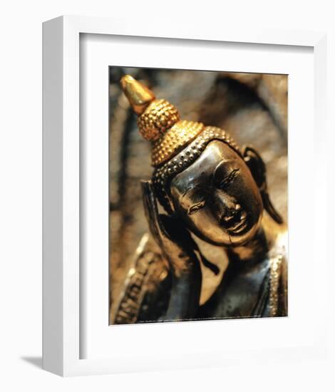 Bouddha Dore-null-Framed Art Print