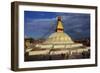 Boudha (Bodhnath) (Boudhanath) Tibetan Stupa in Kathmandu, UNESCO World Heritage Site, Nepal, Asia-Simon Montgomery-Framed Photographic Print