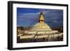 Boudha (Bodhnath) (Boudhanath) Tibetan Stupa in Kathmandu, UNESCO World Heritage Site, Nepal, Asia-Simon Montgomery-Framed Photographic Print