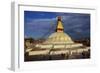 Boudha (Bodhnath) (Boudhanath) Tibetan Stupa in Kathmandu, UNESCO World Heritage Site, Nepal, Asia-Simon Montgomery-Framed Photographic Print