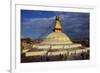 Boudha (Bodhnath) (Boudhanath) Tibetan Stupa in Kathmandu, UNESCO World Heritage Site, Nepal, Asia-Simon Montgomery-Framed Photographic Print