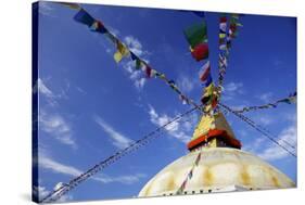 Boudha (Bodhnath) (Boudhanath) Tibetan Stupa in Kathmandu, UNESCO World Heritage Site, Nepal, Asia-Simon Montgomery-Stretched Canvas