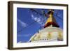 Boudha (Bodhnath) (Boudhanath) Tibetan Stupa in Kathmandu, UNESCO World Heritage Site, Nepal, Asia-Simon Montgomery-Framed Photographic Print