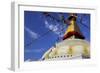 Boudha (Bodhnath) (Boudhanath) Tibetan Stupa in Kathmandu, UNESCO World Heritage Site, Nepal, Asia-Simon Montgomery-Framed Photographic Print