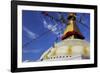 Boudha (Bodhnath) (Boudhanath) Tibetan Stupa in Kathmandu, UNESCO World Heritage Site, Nepal, Asia-Simon Montgomery-Framed Photographic Print