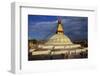 Boudha (Bodhnath) (Boudhanath) Tibetan Stupa in Kathmandu, UNESCO World Heritage Site, Nepal, Asia-Simon Montgomery-Framed Photographic Print
