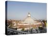 Boudha Stupa (Chorten Chempo), Boudhanath, Kathmandu, Nepal, Asia-Christian Kober-Stretched Canvas