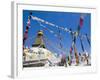 Boudhanath (Bodhnath) Stupa, Unesco World Heritage Site, Kathmandu, Nepal-Ethel Davies-Framed Photographic Print