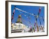 Boudhanath (Bodhnath) Stupa, Unesco World Heritage Site, Kathmandu, Nepal-Ethel Davies-Framed Photographic Print