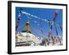 Boudhanath (Bodhnath) Stupa, Unesco World Heritage Site, Kathmandu, Nepal-Ethel Davies-Framed Photographic Print