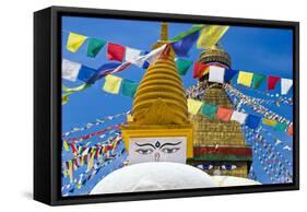 Boudhanath Stupa, Kathmandu, Nepal-Stefano Politi Markovina-Framed Stretched Canvas