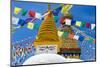 Boudhanath Stupa, Kathmandu, Nepal-Stefano Politi Markovina-Mounted Photographic Print